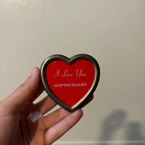 heart-shaped picture frame silver tone (distressing on frame) plastic not glass